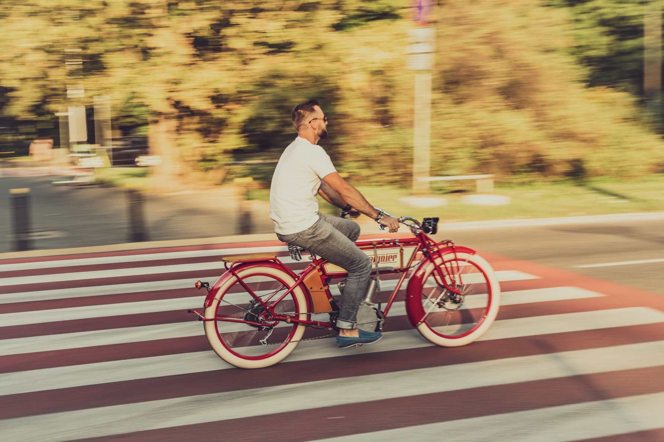 kosynier delux electric retro bike
