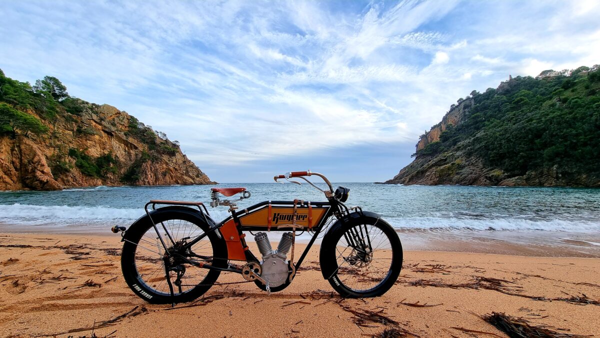 elektrisches Retro-Vintage-Fahrrad, E-Bike, Pedelec,